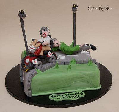 Menace Scooter - Cake by Cakes by Nina Camberley