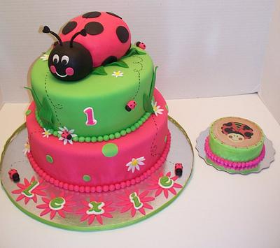Lady Bug Cake - Cake by Kimberly Cerimele