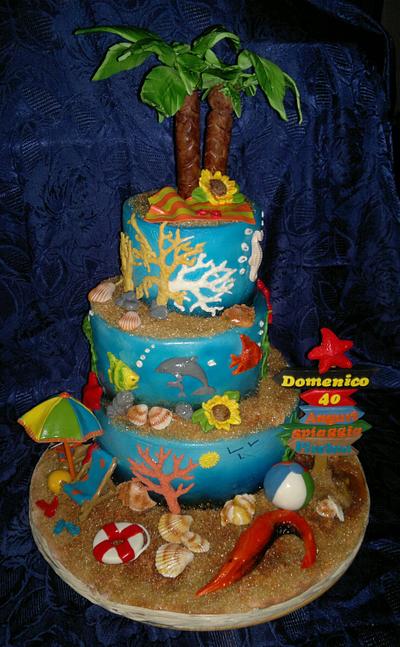 cake beach - Cake by Natascia ciuffatelli