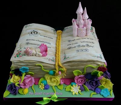 Fairy Tale Story Book for Baby Shower - Cake by Amelia Rose Cake Studio