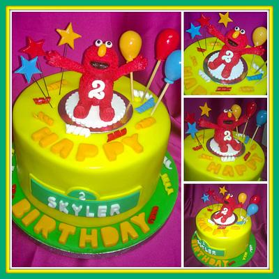 Elmo Birthday Cake  - Cake by Unique Colourful Cakes by Debbie
