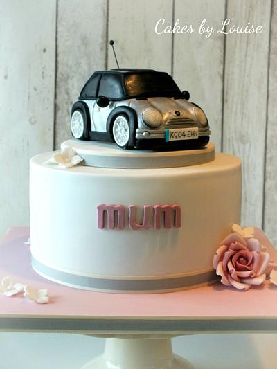 Mini car cake topper - Cake by Louise Jackson Cake Design