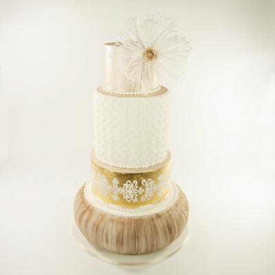 gold Wedding Cake  - Cake by Torte statt Worte