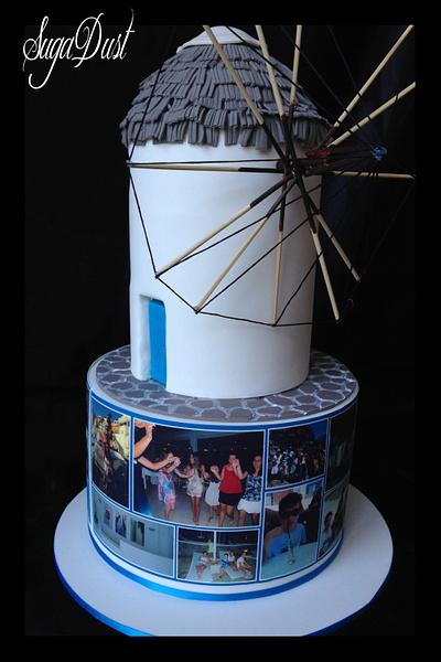Reminiscing Mykonos! - Cake by Mary @ SugaDust