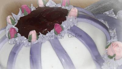 2 tier Birthday cake - Cake by Eccentry Cakez