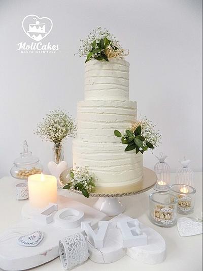 Cream cake III.  - Cake by MOLI Cakes