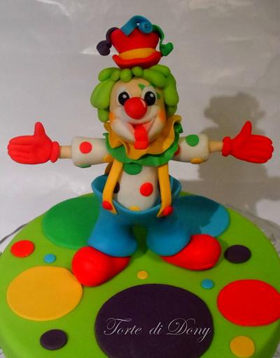 Clown topper ^^ - Cake by Donatella Bussacchetti