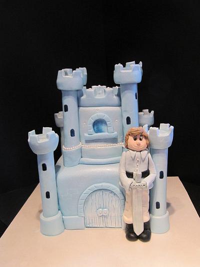 princess castle  - Cake by d and k creative cakes