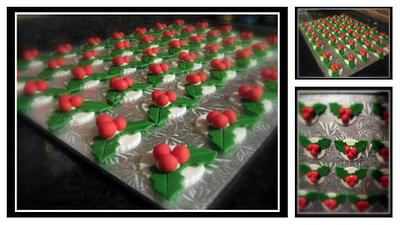 Holly Toppers - Cake by Jennifer Jeffrey