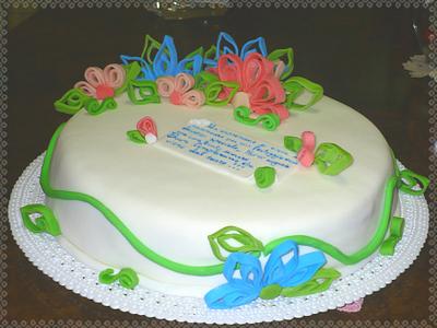 Quilling cake - Cake by Filomena