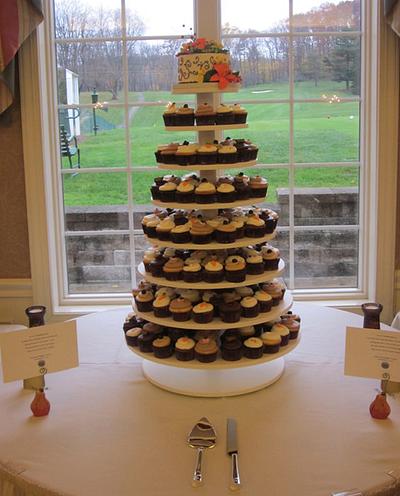 Cupcake tree - Cake by Steel Penny Cakes, Elysia Smith