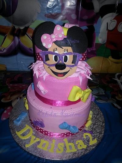 Nerd Minnie Mouse - Cake by Fab-Feest 