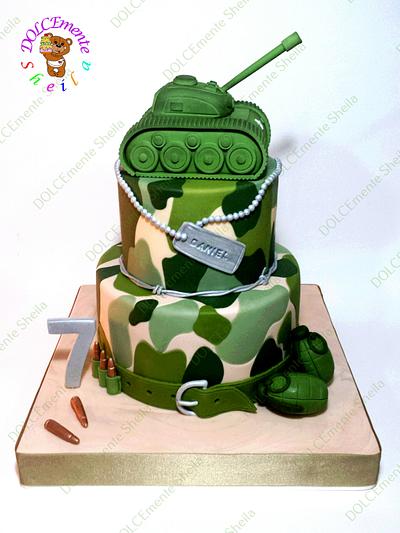 Military cake - Cake by Sheila Laura Gallo