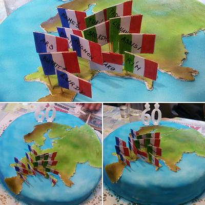 Europe  - Cake by Michaela's cakes Slovakia
