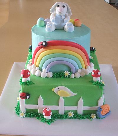Joey Rabbits special 2nd birthday cake - Cake by Nicki Sharp