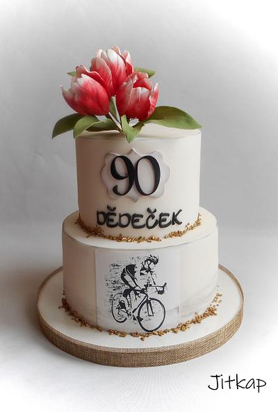 Cyclist birthday cake - Cake by Jitkap
