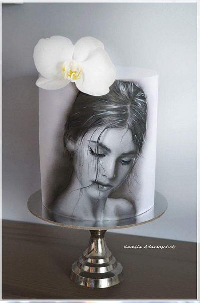 black & white ❤ - Cake by KamilaAdamaschek