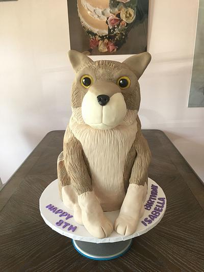 3-D Wolf Cake - Cake by Brandy-The Icing & The Cake