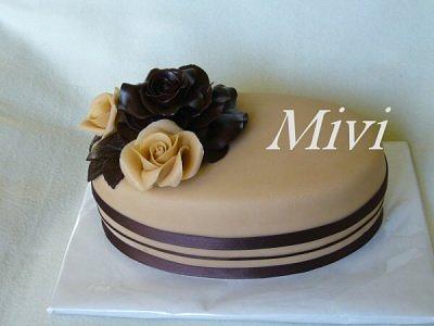 cake with roses - Cake by mivi