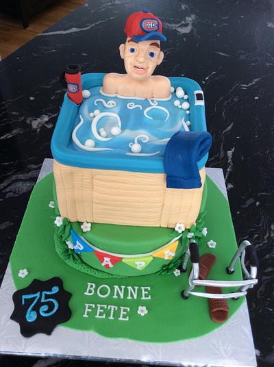 75th birthday - Cake by Marie-France