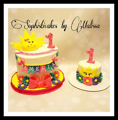 You are my sunshine  - Cake by Sophisticakes by Malissa