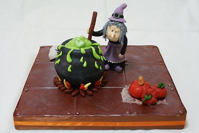 Cake Witch - Last minute potion - Cake by Lia Russo