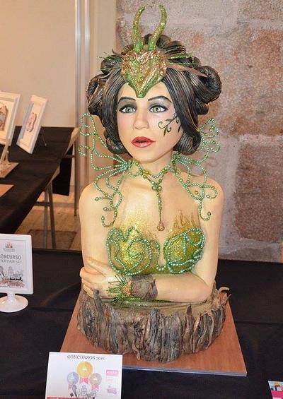 "Breena" First prize and gold medal in 3D category, BCN&CAKE 2016 - Cake by Irina Sanz
