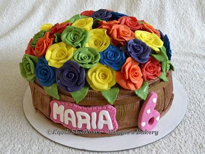 Flower Pot Cake - Cake by Maggies Cakes Bangor 