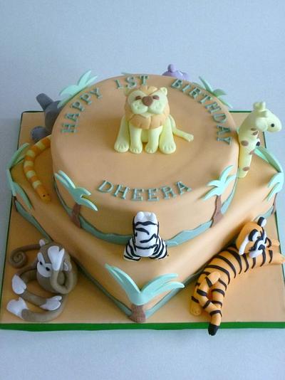 Jungle cake - Cake by suzannahscakes