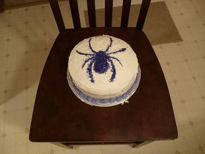 Halloween spider cake - Cake by Alicia Morrell