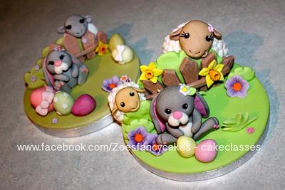Easter scenes - Cake by Zoe's Fancy Cakes