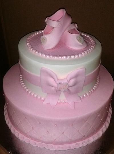 Baby Girl Cake - Cake by Rosa