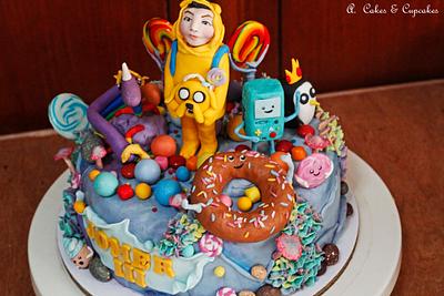 Adventure Time: A walk to Candy Kingdom - Cake by Alfred (A. Cakes & Cupcakes)