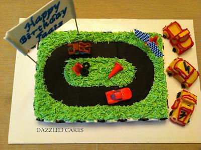 Racing Car Birthday Cake - Cake by Memona Khalid