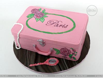Shabby Chic Vintage Trunk - Cake by The Cake Love by Hiral Desai