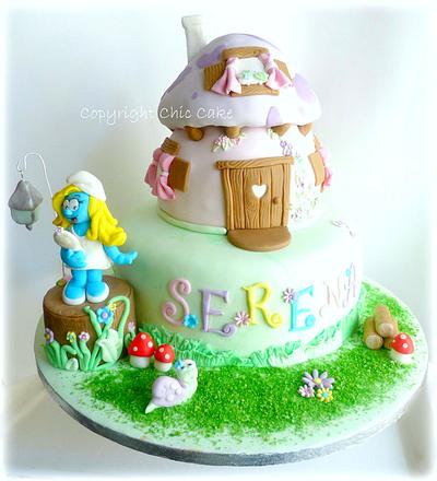 House of Smurfette  - Cake by Francesca Morrone