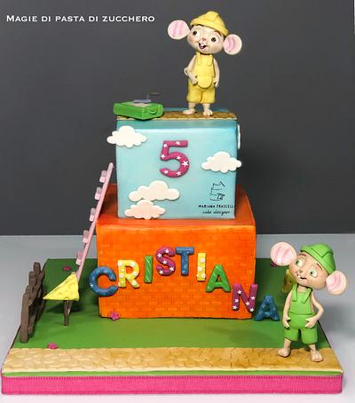 Mice builders  - Cake by Mariana Frascella