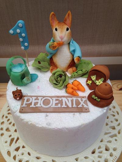 Peter Rabbit Topper - Cake by LittlesugarB