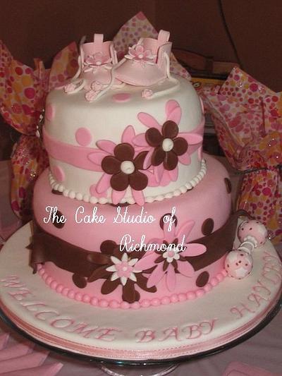 Baby shoe Cake - Cake by Lisa