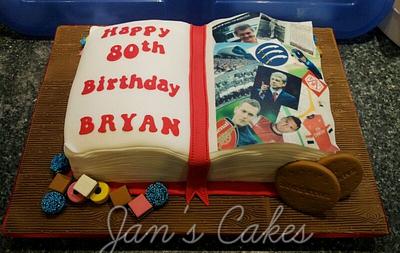 Birthday Book - Cake by Jan
