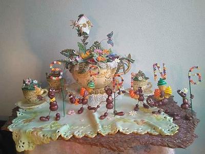 The SPRING IS here!!! - Cake by silvia ferrada colman