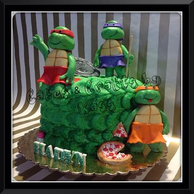 Girl Turtle Power!!  - Cake by Cakes & Crafts by Kass 