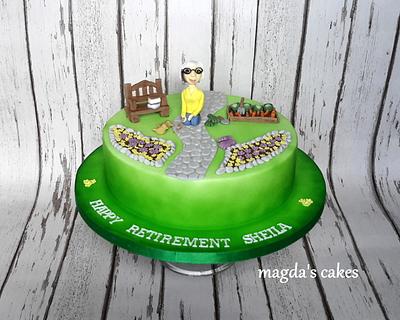 Retirement cake - Cake by Magda's Cakes (Magda Pietkiewicz)