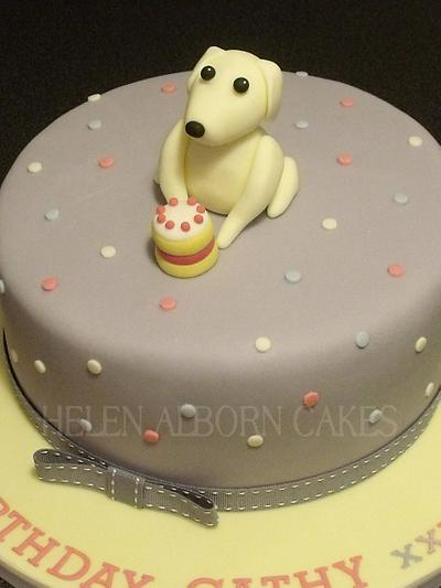 Labrador Party - Cake by Helen Alborn  