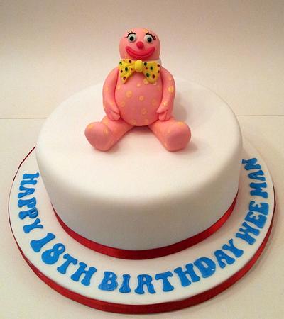 Mr Blobby birthday cake - Cake by Sarah Poole