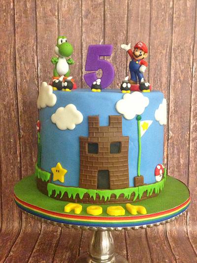 Super Mario  - Cake by BethScarlett