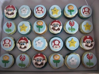 Super Mario cupcakes - Cake by HeatherBlossomCakes