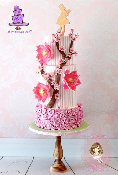 YASMINE's Fairyland Garden - PRETTY PINK for YASMINE Collaboration - Cake by Violet - The Violet Cake Shop™