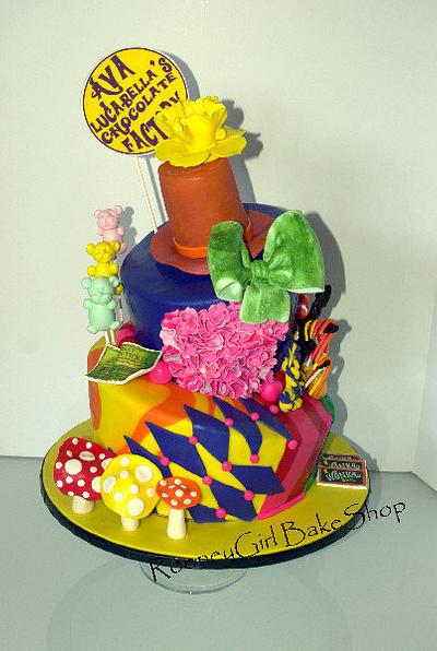 Willy Wonka's Chocolate Factory - Cake by Maria @ RooneyGirl BakeShop