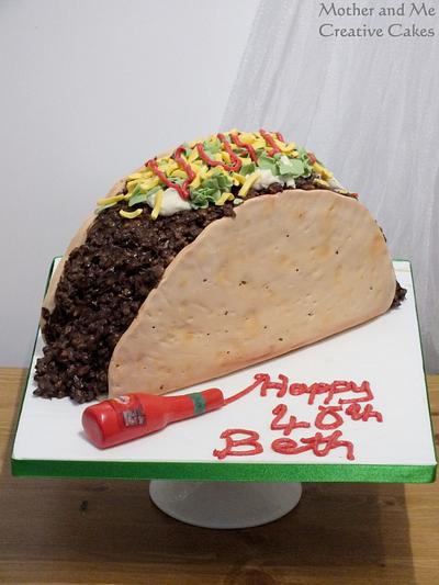Taco Cake - Cake by Mother and Me Creative Cakes